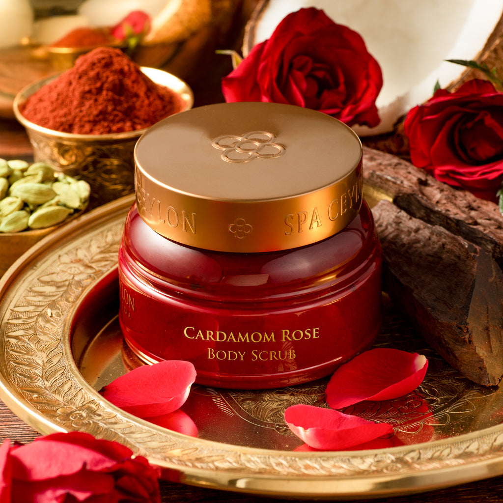 CARDAMOM ROSE - Body Scrub 225gr – Spa Ceylon Mauritius