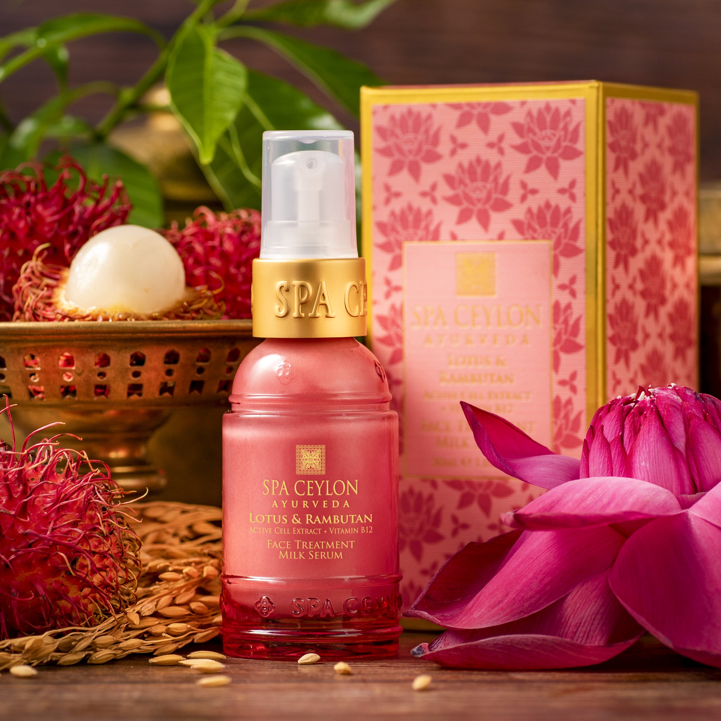 LOTUS AND RAMBUTAN (For Sensitive Skin) – Spa Ceylon Mauritius
