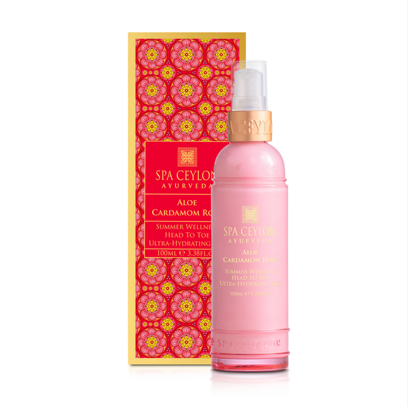 ALOE CARDAMOM ROSE - Summer Wellness Head To Toe Ultra-Hydrating Gel (100ml)