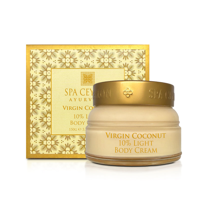 VIRGIN COCONUT 10% - Light Body Cream 150gr